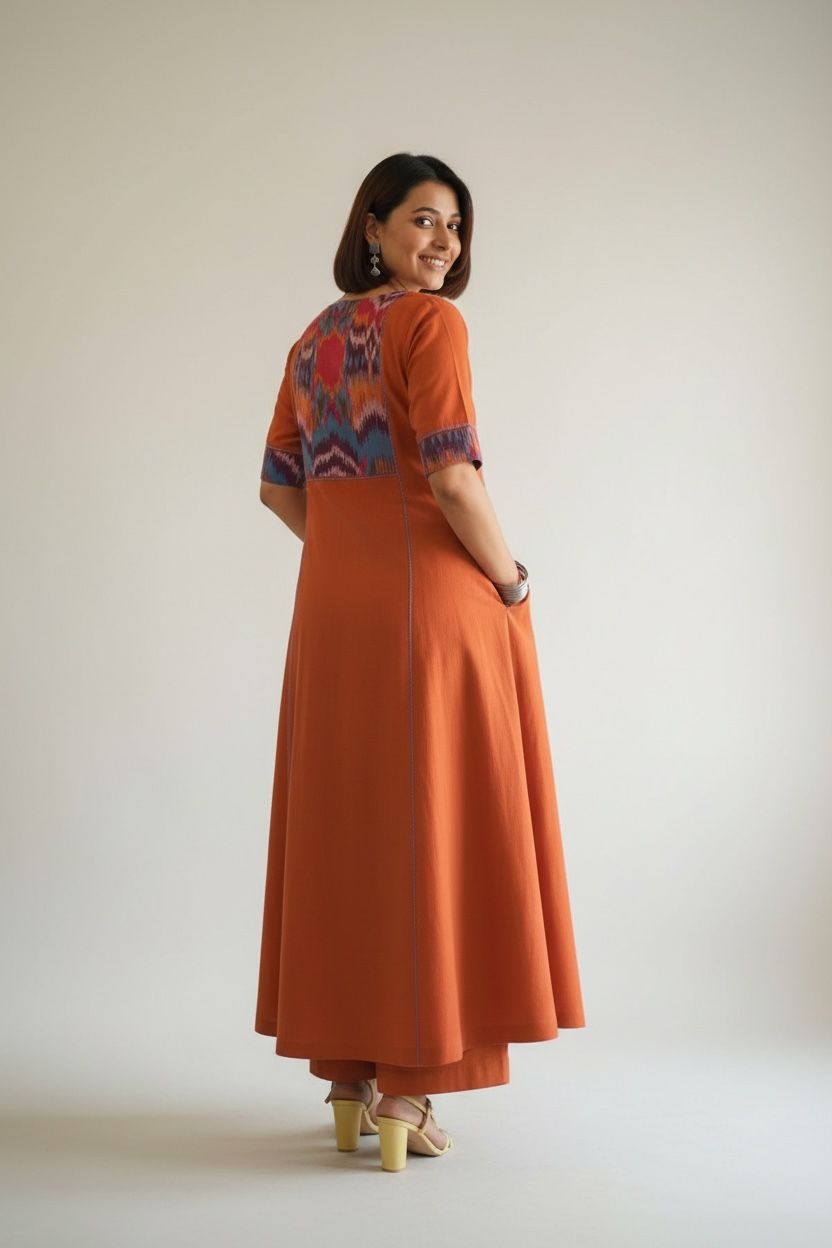 Ikat Handloom Coord Set