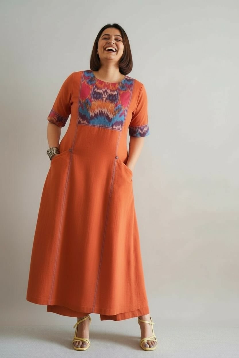 Ikat Handloom Coord Set