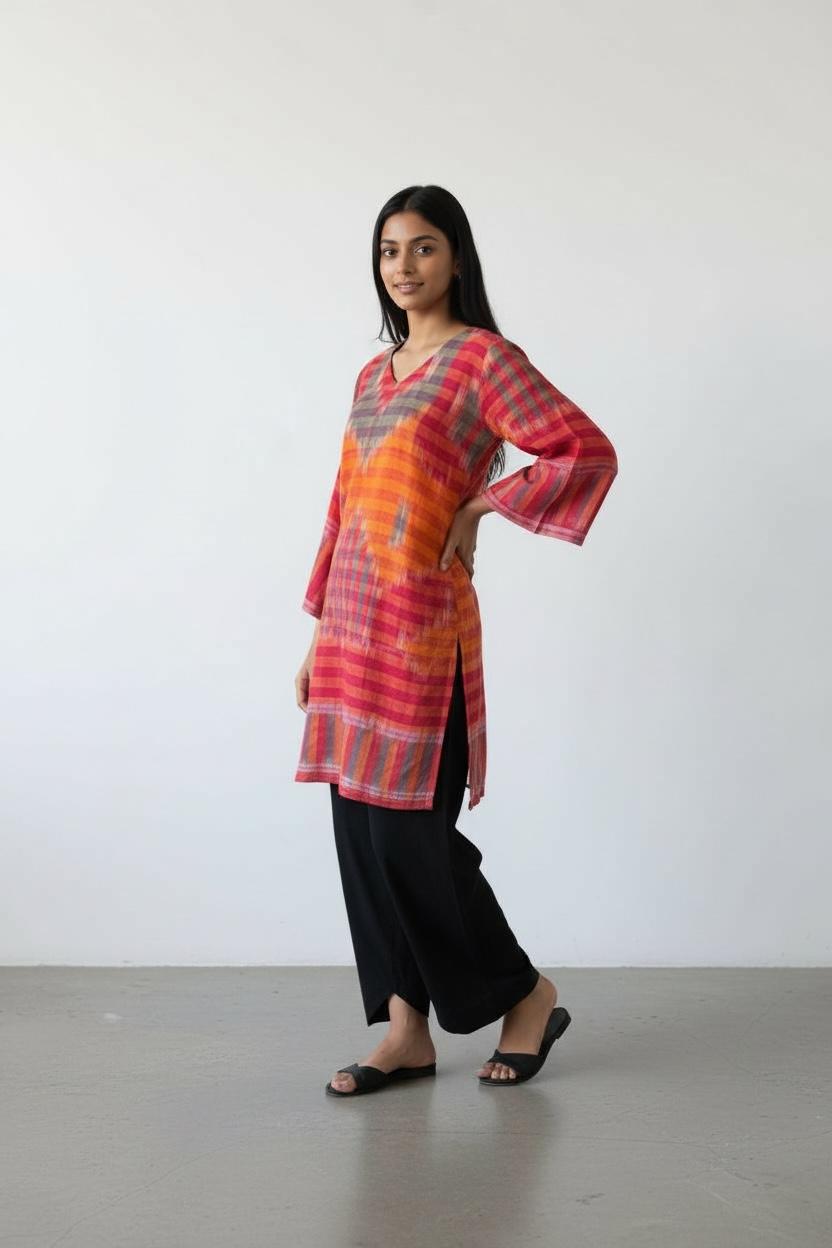 Kotki Gamcha Kurti