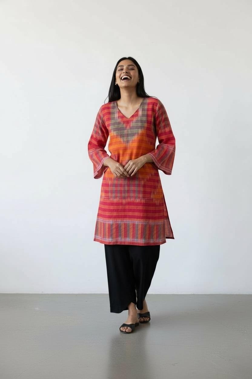 Kotki Gamcha Kurti