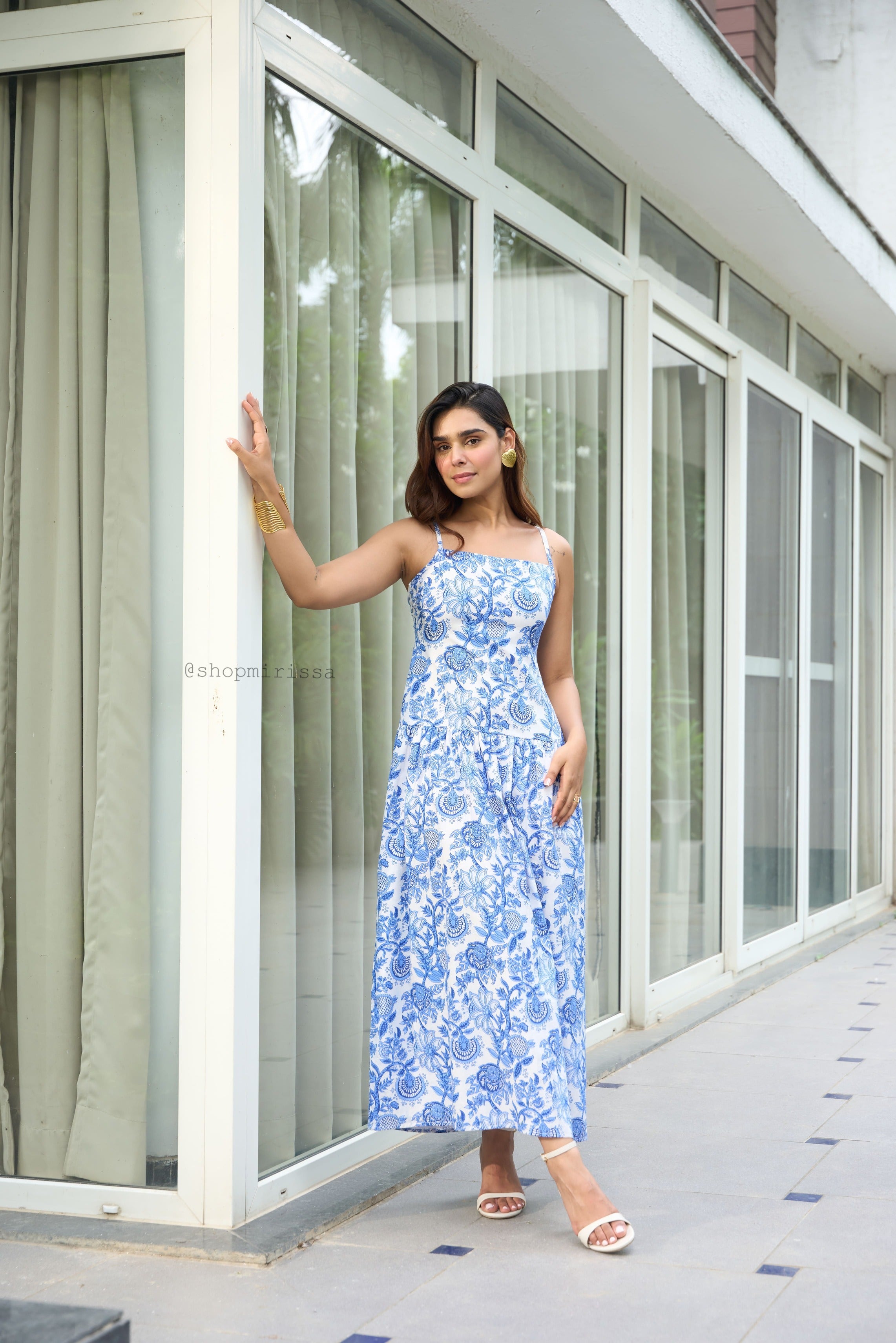 Anjuna Handblock printed Dress