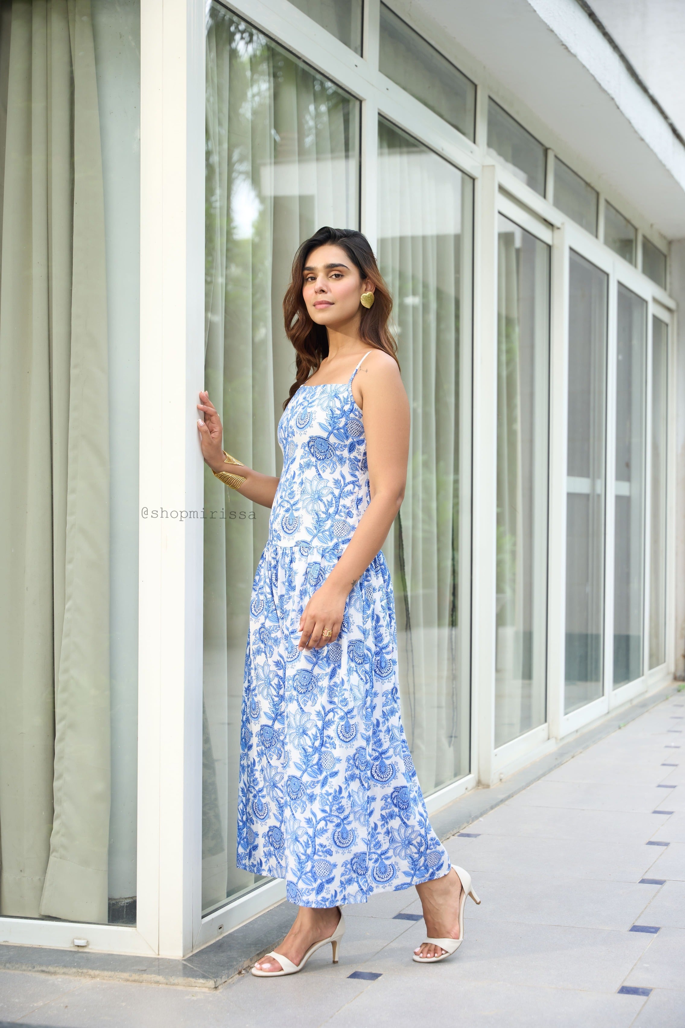 Anjuna Handblock printed Dress