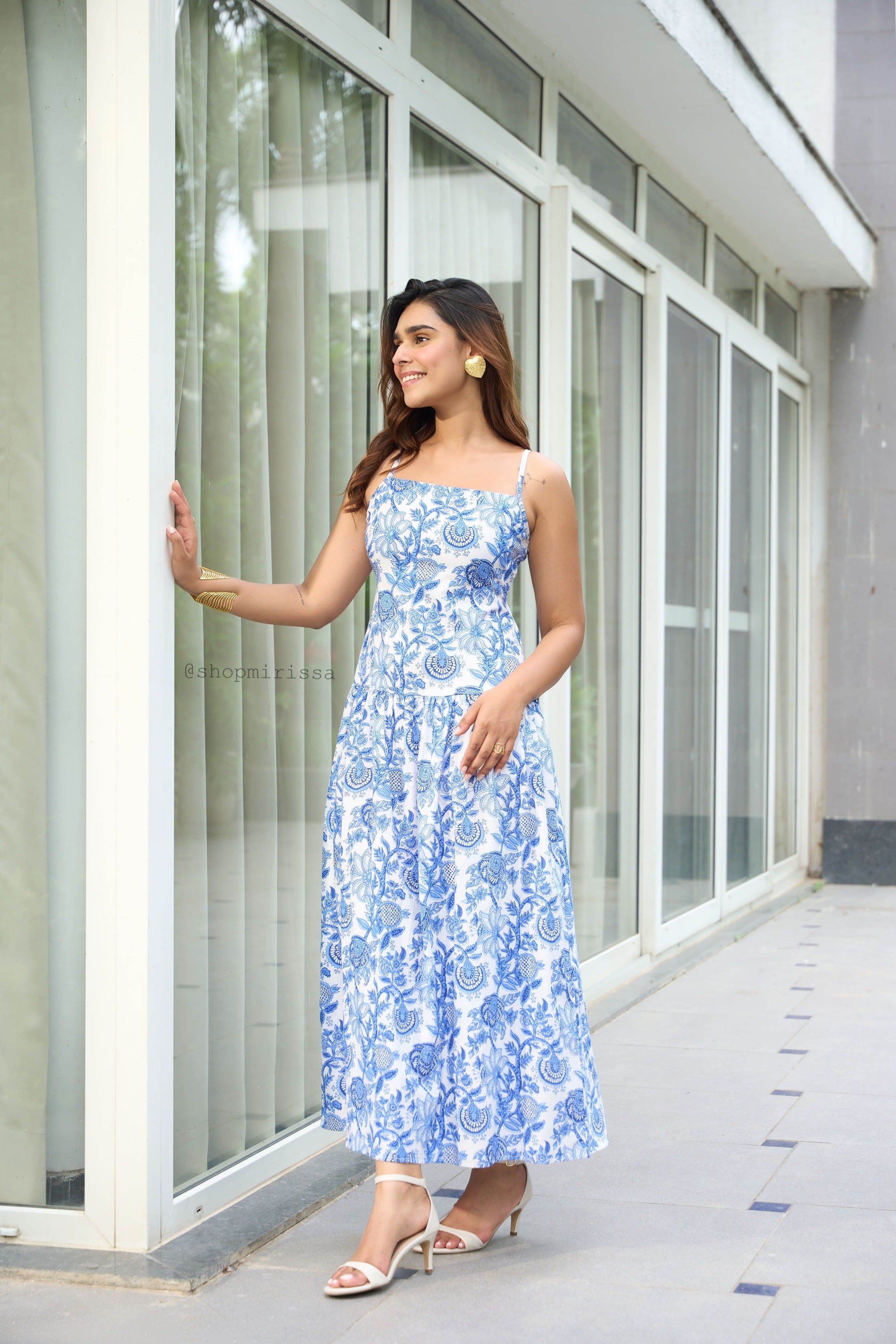 Anjuna Handblock printed Dress